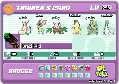 Brazil-aki Card otPokemon.com