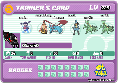 OSarahO Card otPokemon.com