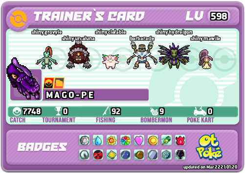 M A G O - P E Card otPokemon.com