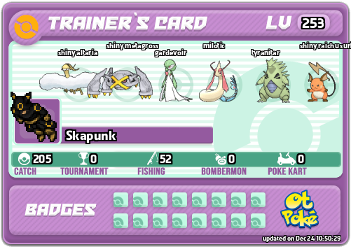 Skapunk Card otPokemon.com