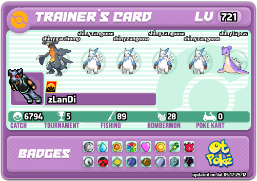 zLanDi Card otPokemon.com