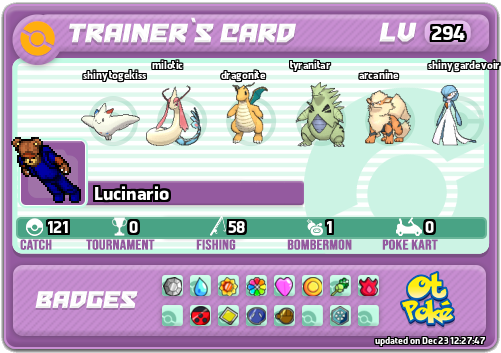 Lucinario Card otPokemon.com