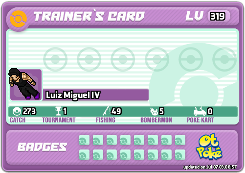 Luiz Miguel IV Card otPokemon.com