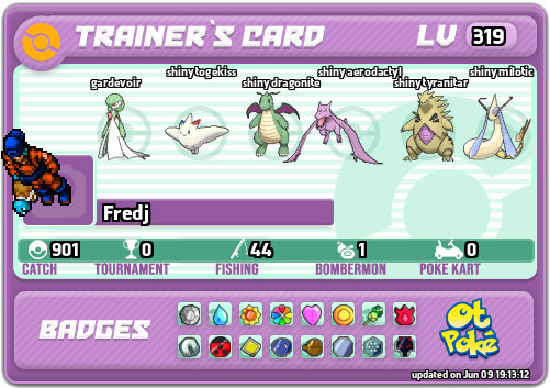 Fredj Card otPokemon.com