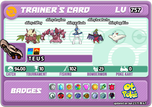 T E U S Card otPokemon.com