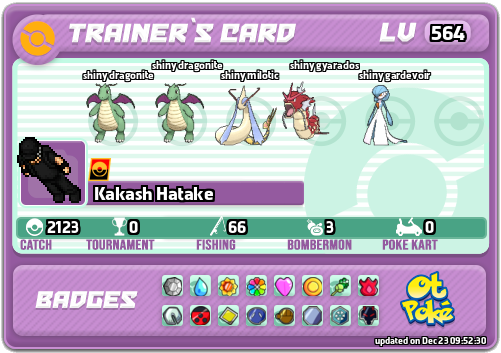 Kakash Hatake Card otPokemon.com