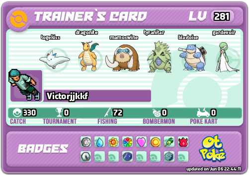 Victorjjkkf Card otPokemon.com