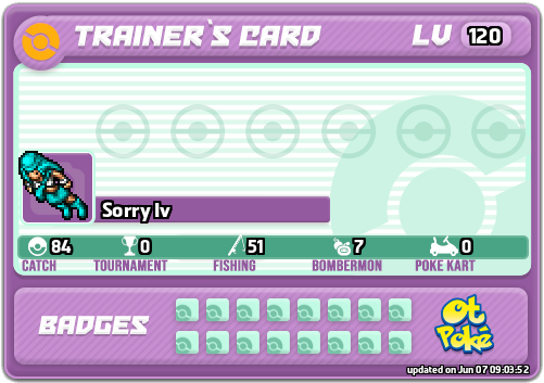 Sorry Iv Card otPokemon.com