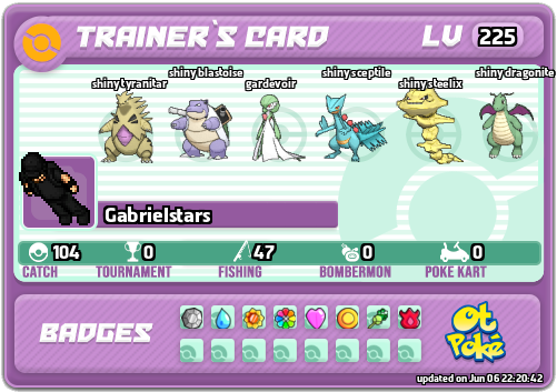 Gabrielstars Card otPokemon.com