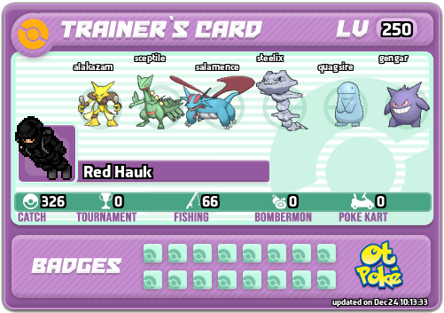 Red Hauk Card otPokemon.com