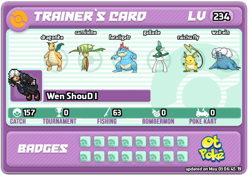 Wen ShouD I Card otPokemon.com