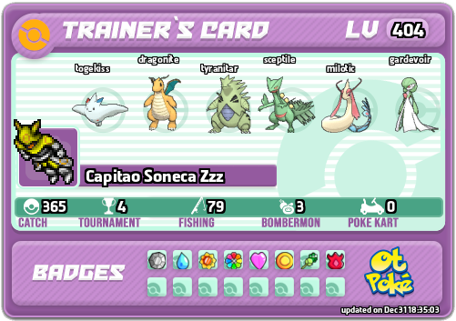 Capitao Soneca Zzz Card otPokemon.com