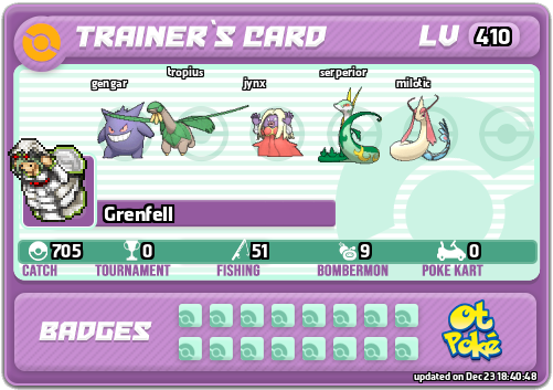 Grenfell Card otPokemon.com