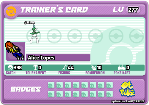Alice Lopes Card otPokemon.com