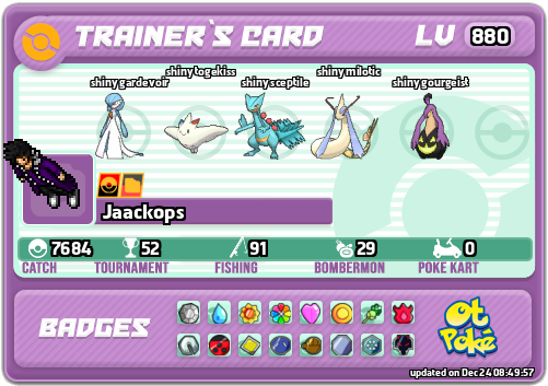 Jaackops Card otPokemon.com