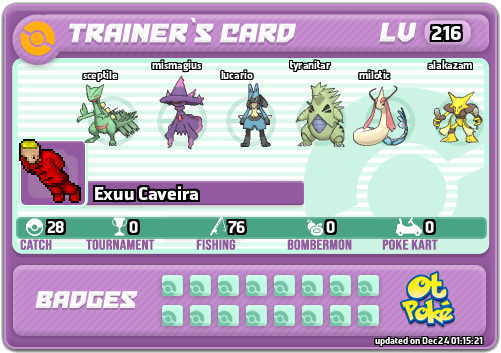 Exuu Caveira Card otPokemon.com