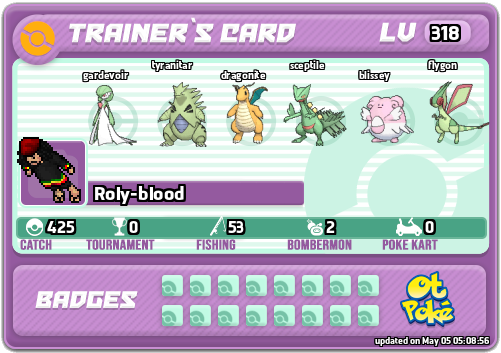 Roly-blood Card otPokemon.com
