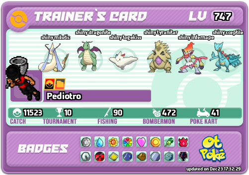 Pediotro Card otPokemon.com