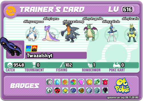 Twazalskyt Card otPokemon.com