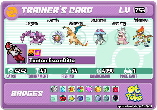 Tonton EsconDitto Card otPokemon.com