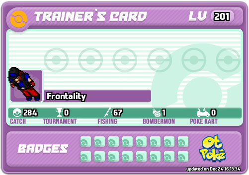 Frontality Card otPokemon.com