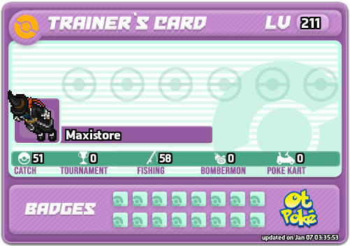 Maxistore Card otPokemon.com