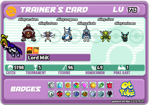 Lord MiK Card otPokemon.com