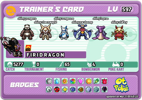 F I R I D R A G O N Card otPokemon.com