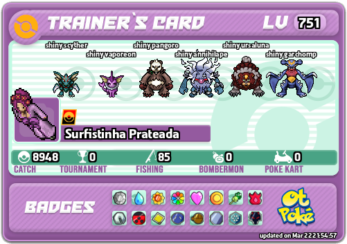Surfistinha Prateada Card otPokemon.com