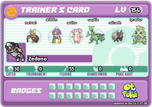 Zedono Card otPokemon.com