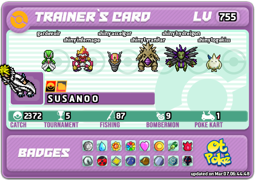 S U S A N O O Card otPokemon.com