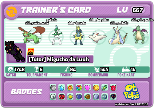 [Tutor] Migucho da Luuh Card otPokemon.com