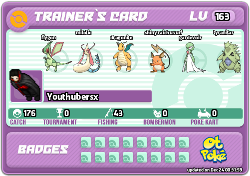 Youthubersx Card otPokemon.com