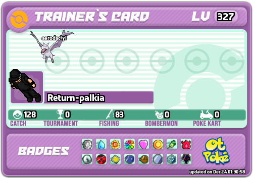 Return-palkia Card otPokemon.com