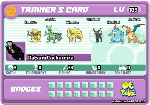 Katsuni Cachaceira Card otPokemon.com