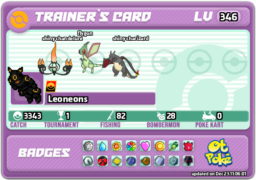 Leoneons Card otPokemon.com