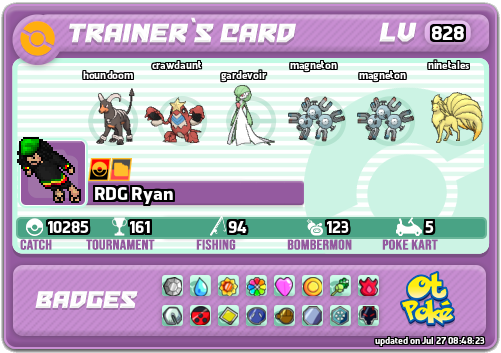 RDG Ryan Card otPokemon.com