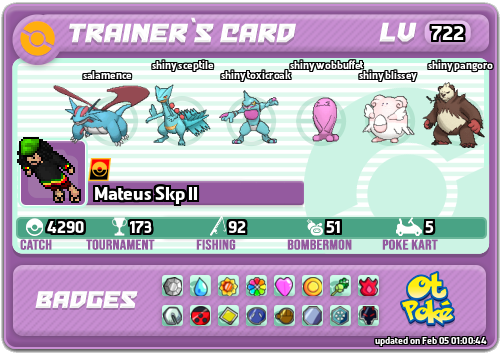 Mateus Skp ll Card otPokemon.com