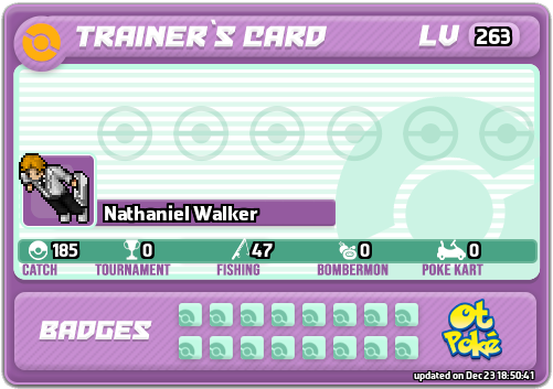 Nathaniel Walker Card otPokemon.com