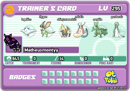Matheusmontyy Card otPokemon.com