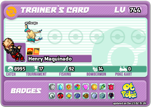 Henry Maquinado Card otPokemon.com