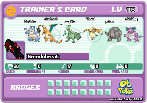 Brendobreak Card otPokemon.com