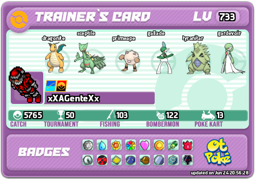 xXAGenteXx Card otPokemon.com