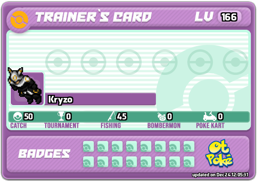 Kryzo Card otPokemon.com