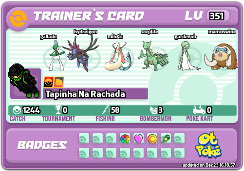 Tapinha Na Rachada Card otPokemon.com