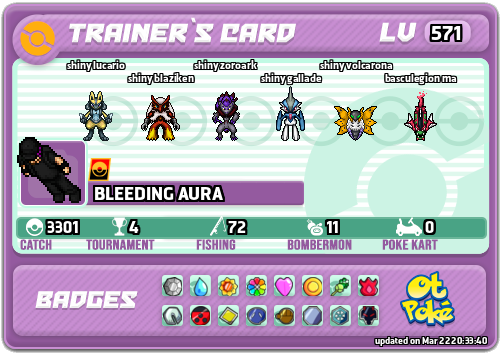 BLEEDING AURA Card otPokemon.com