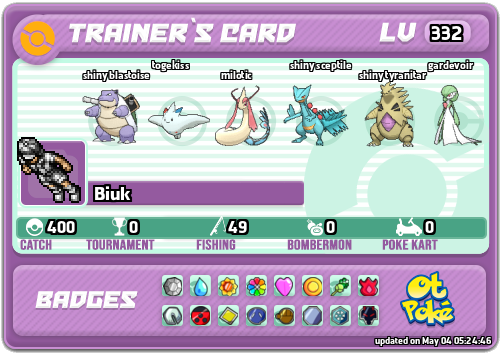 Biuk Card otPokemon.com