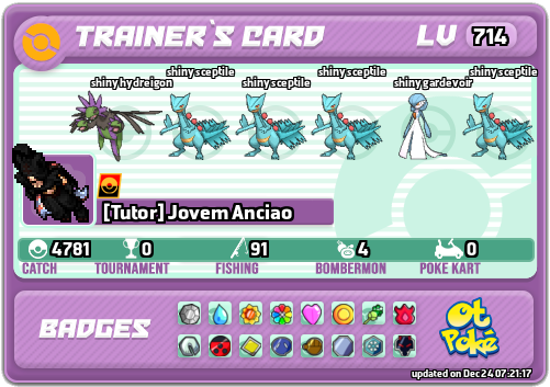 [Tutor] Jovem Anciao Card otPokemon.com