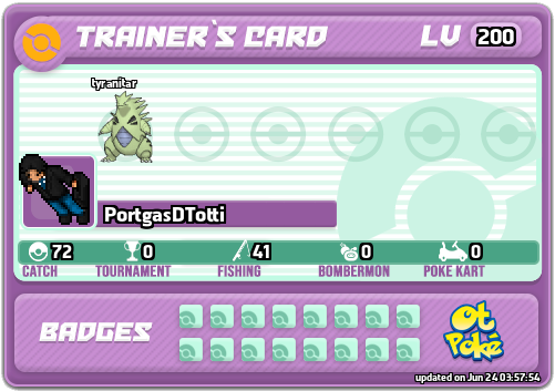 PortgasDTotti Card otPokemon.com