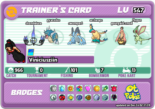 Viniciusziin Card otPokemon.com